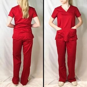 Grey's Anatomy Red Scrubs